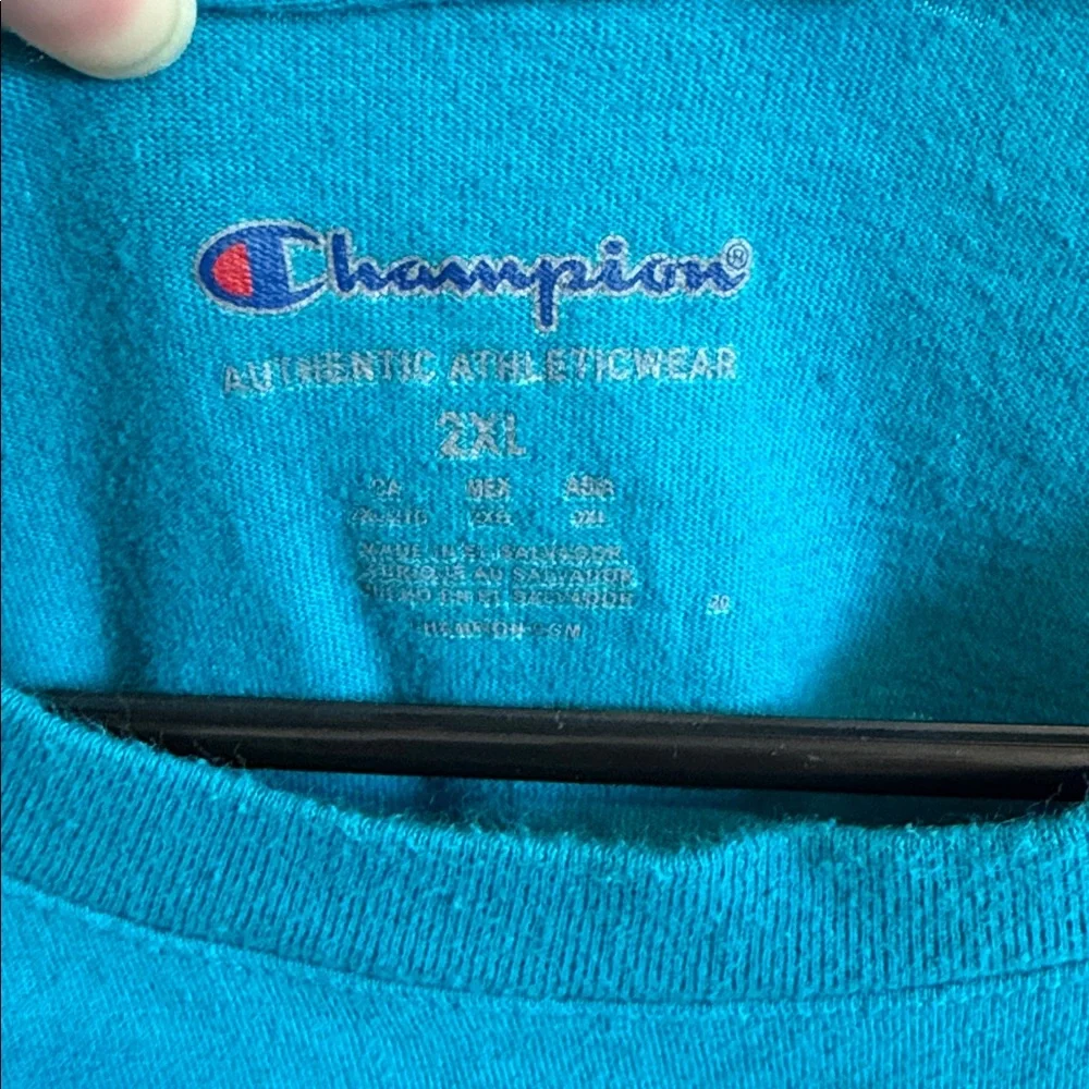 🌿 Champion Blue Short Sleeve Tee - Picture 2 of 4